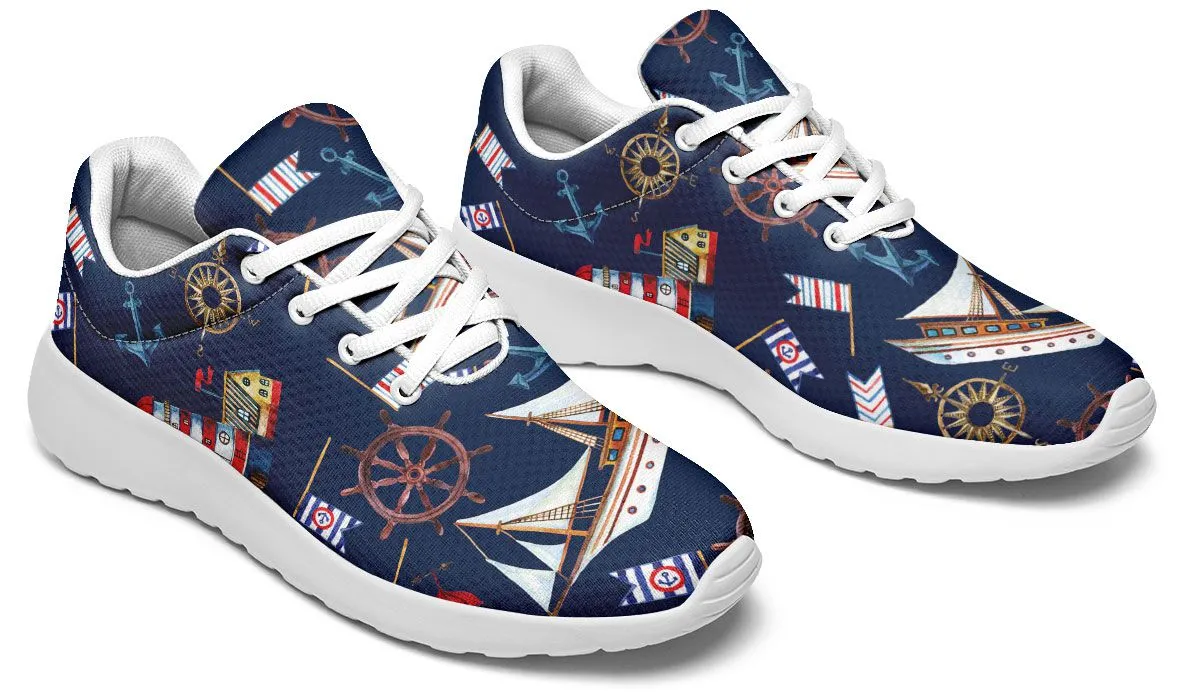 Nautical Pattern Sneakers