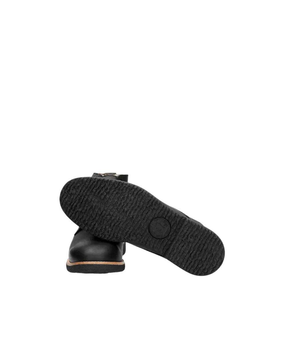 PANAMA JACK IGLO C3 LEATHER ANKLE BOOTS WITH SHEEPSKIN LINING