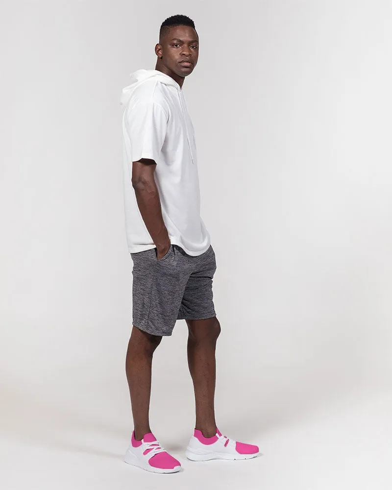 Pink and White Men's Two-Tone Sneaker (Barbie Pink )