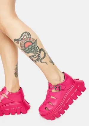 Pink Savour Chunky Sneakers