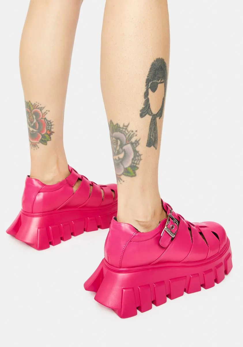 Pink Savour Chunky Sneakers