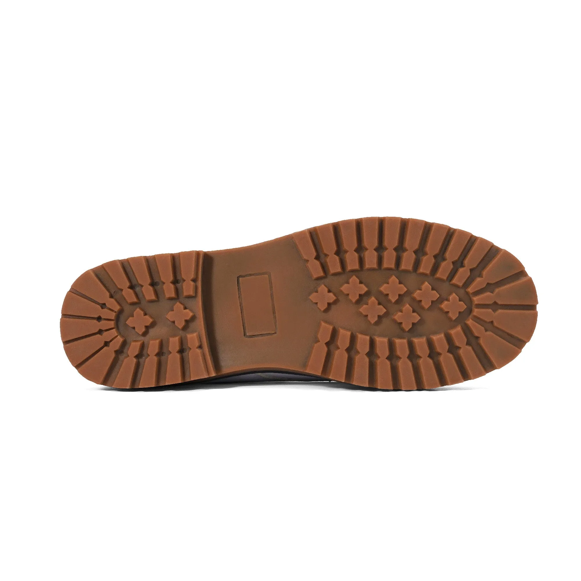Red Skulls Leather Brown Outsole All Season Boots