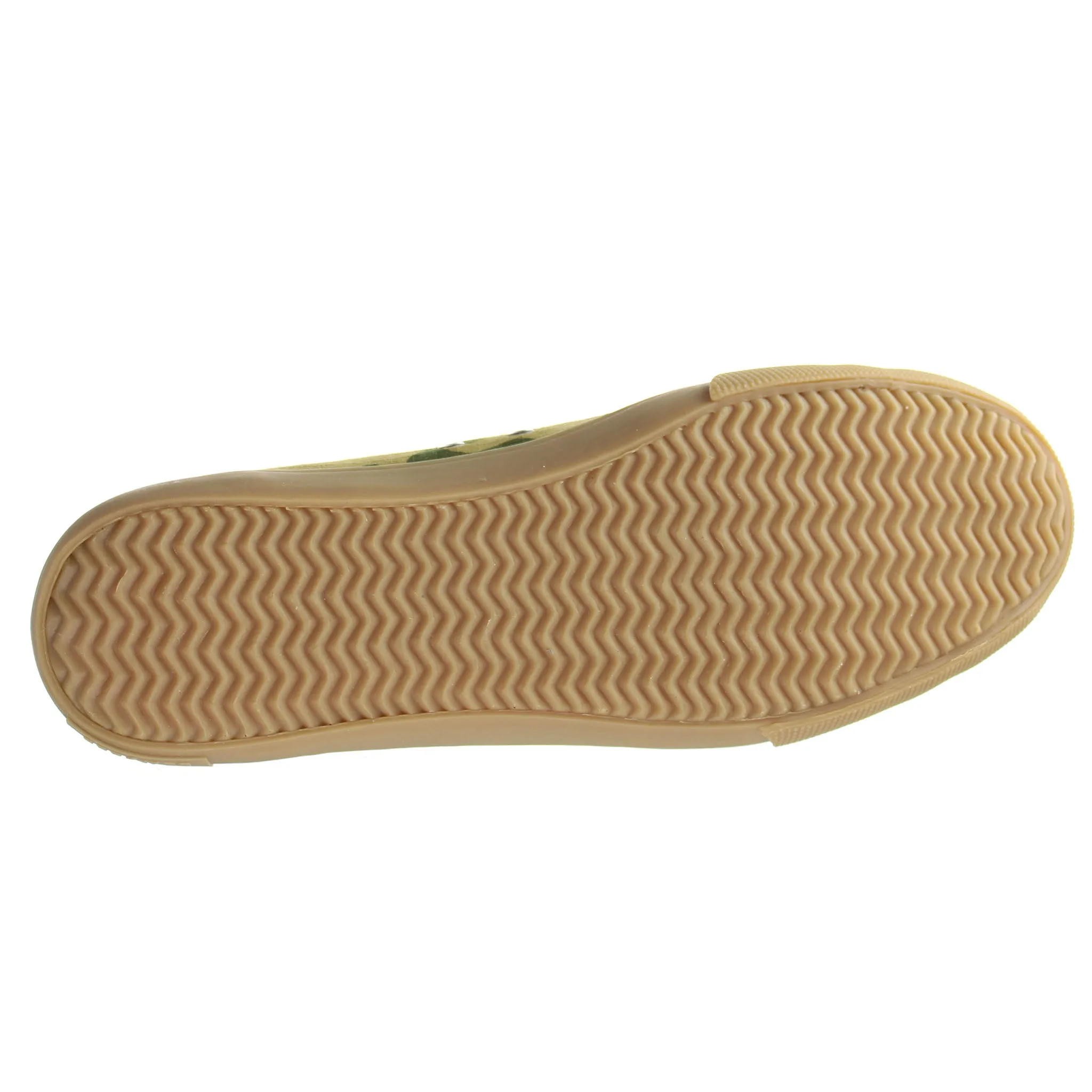 Seavees Kelso Dune Mens Camo Green Plimsolls