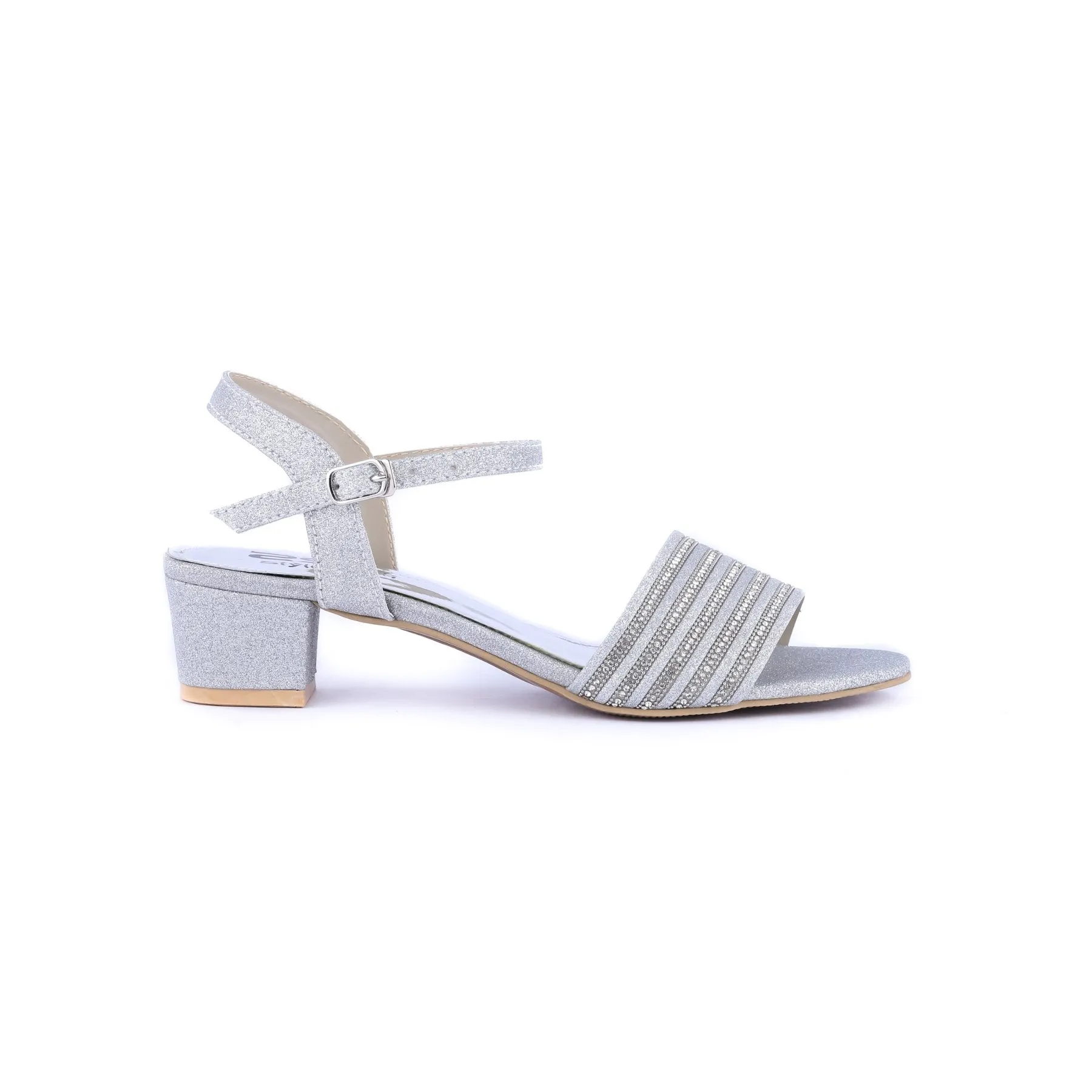 Silver Fancy Sandal FN4776