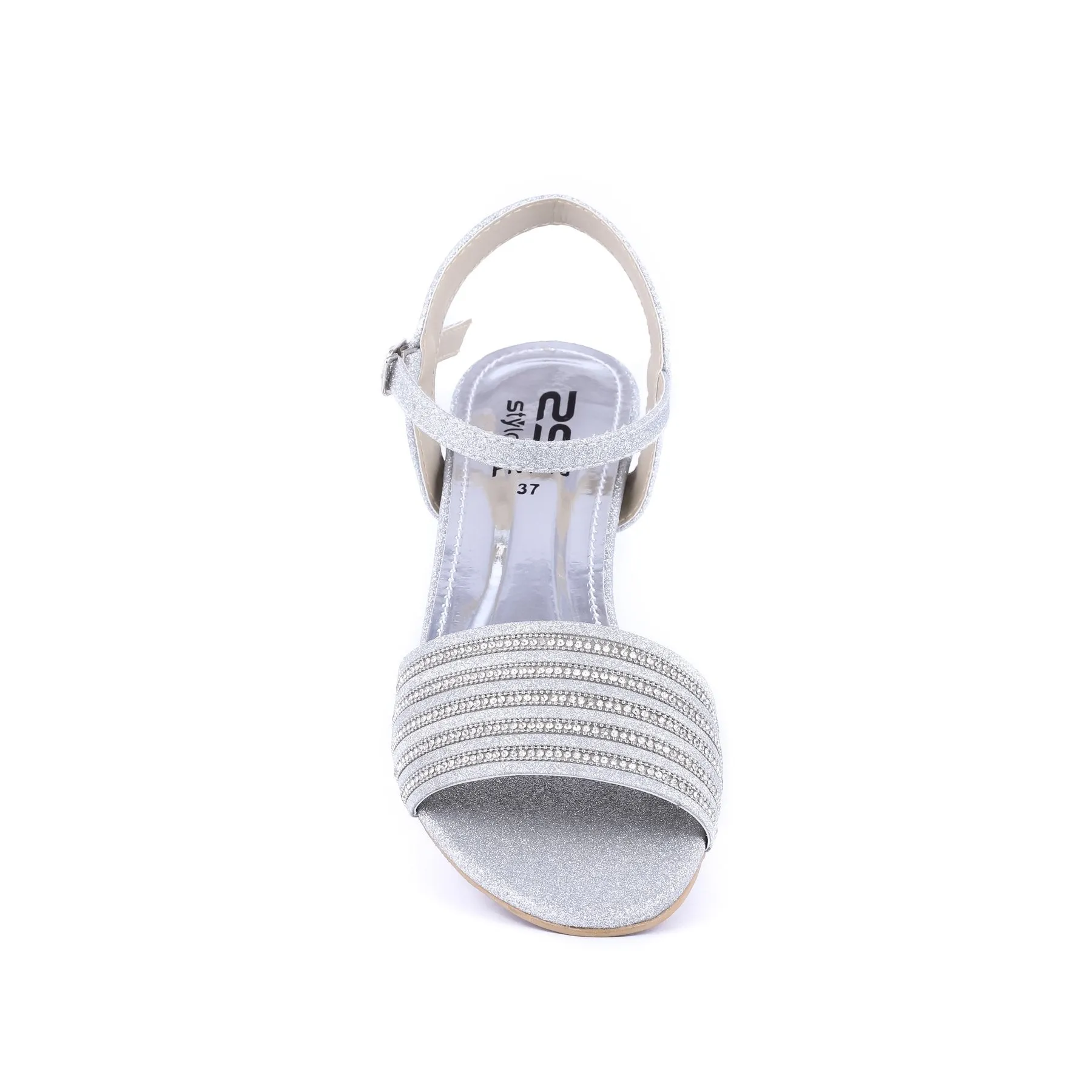 Silver Fancy Sandal FN4776