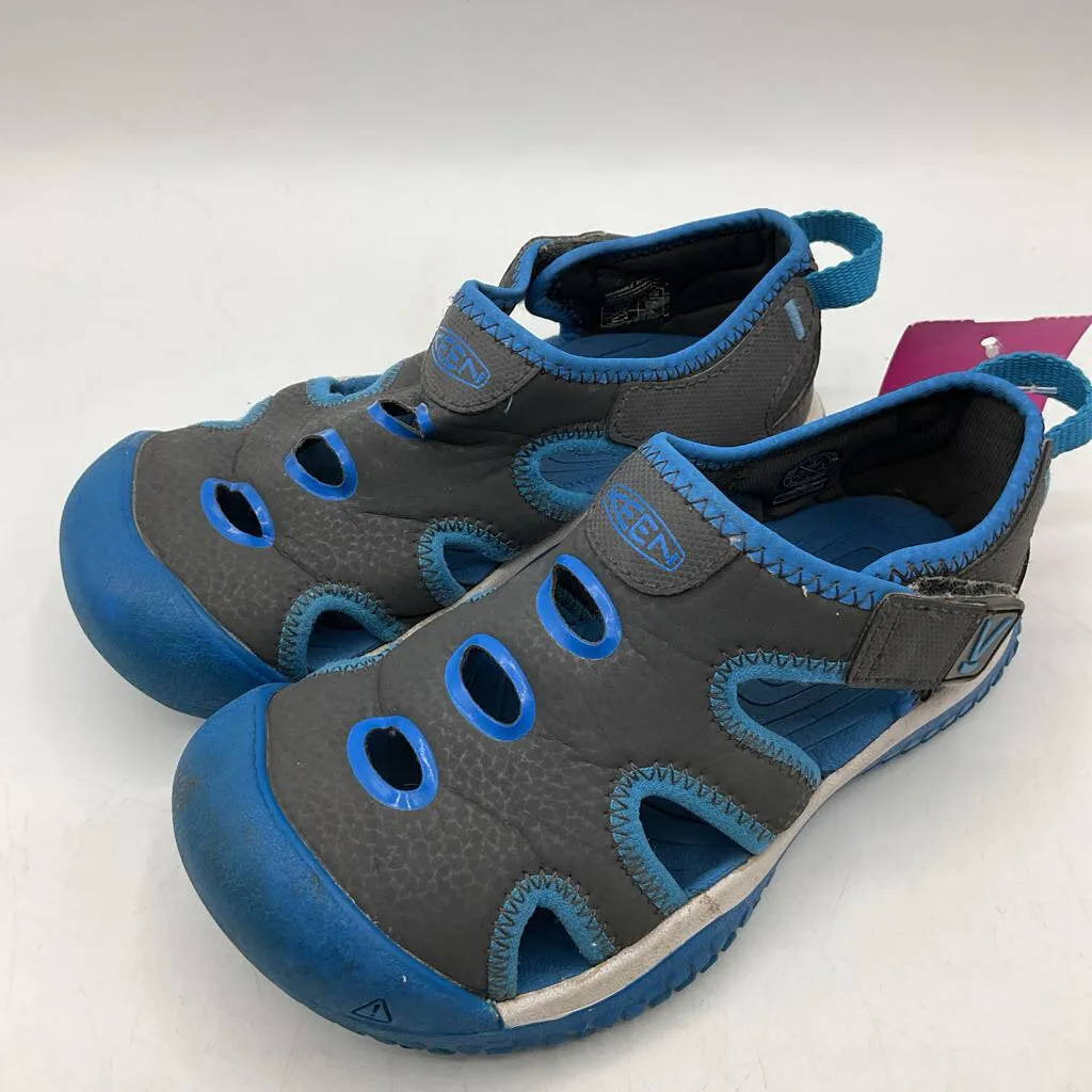 Size 10: Keen Grey/Blue Velcro Sandals