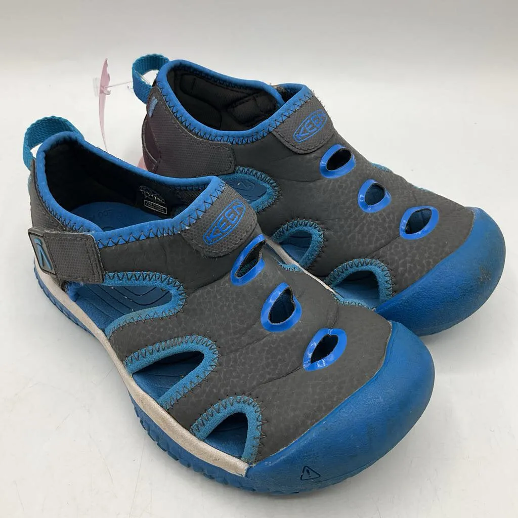 Size 10: Keen Grey/Blue Velcro Sandals