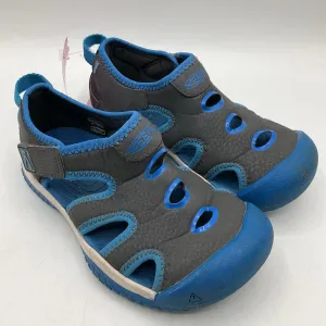 Size 10: Keen Grey/Blue Velcro Sandals