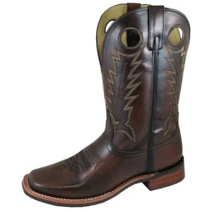 Smoky Mountain Men's CHOCOLATE Leather Landry Cowboy Boots