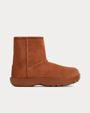 Snap Ankle Caramel Boots