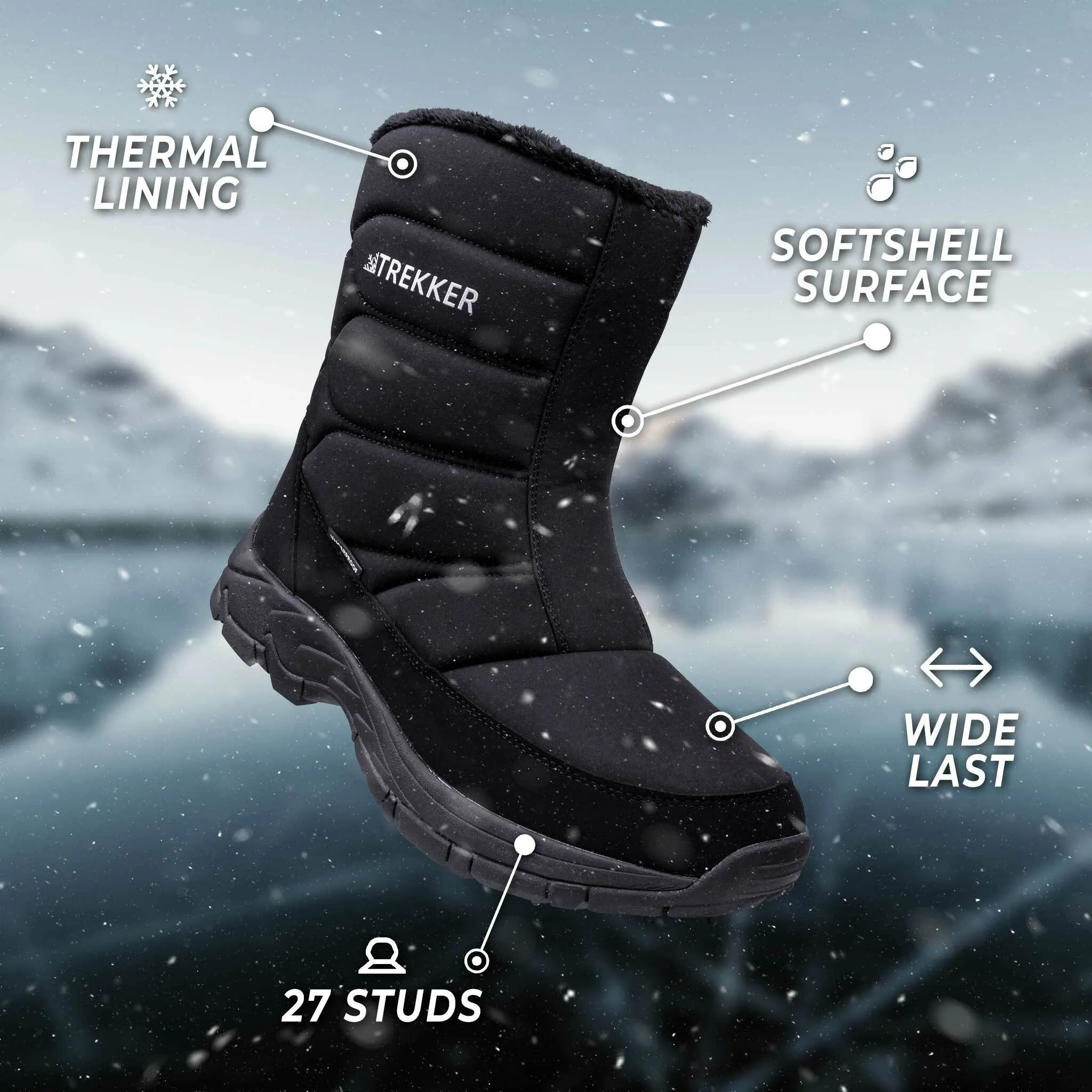 Trekker Studded Shoes Thermal