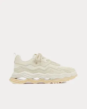 Wave Chunky Beige Low Top Sneakers