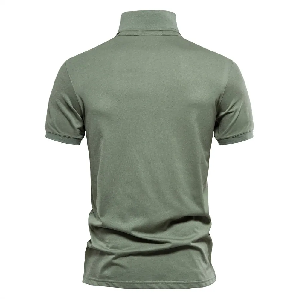 West Louis 100% Cotton Embroidered Polo Shirt