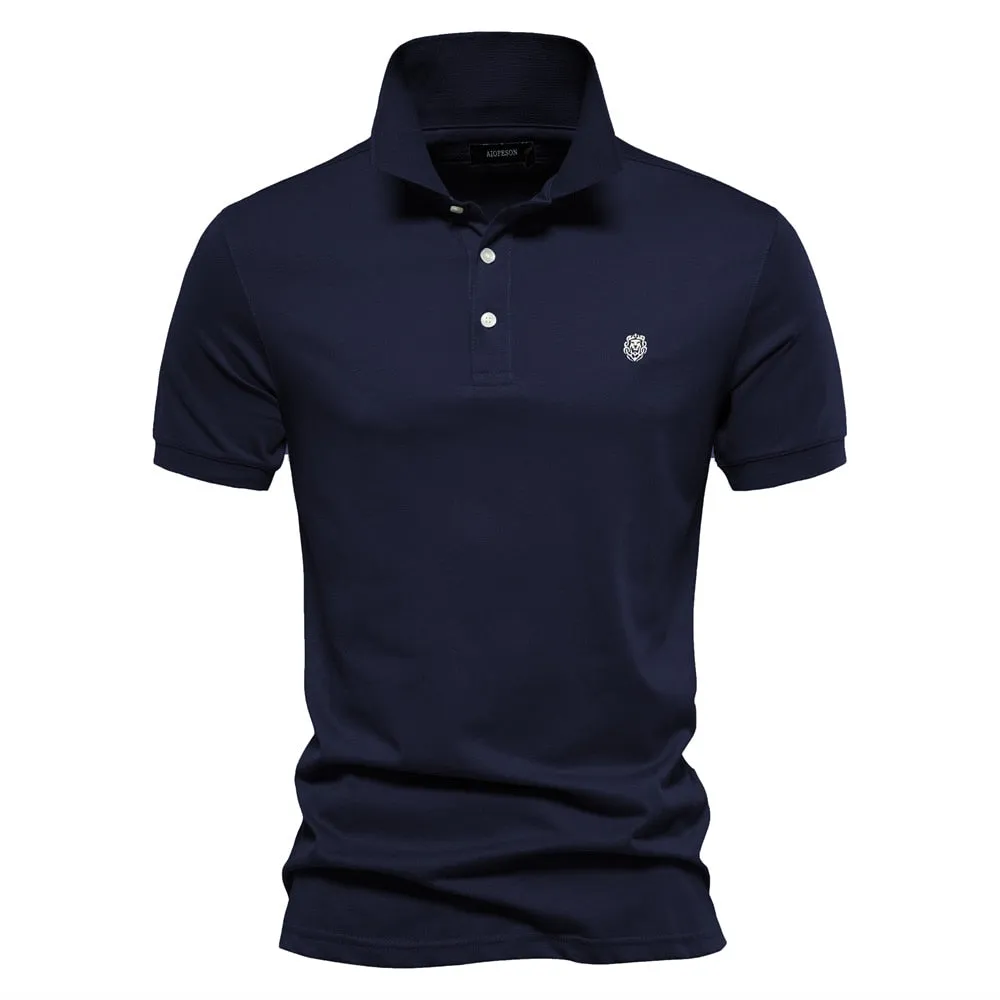 West Louis 100% Cotton Embroidered Polo Shirt