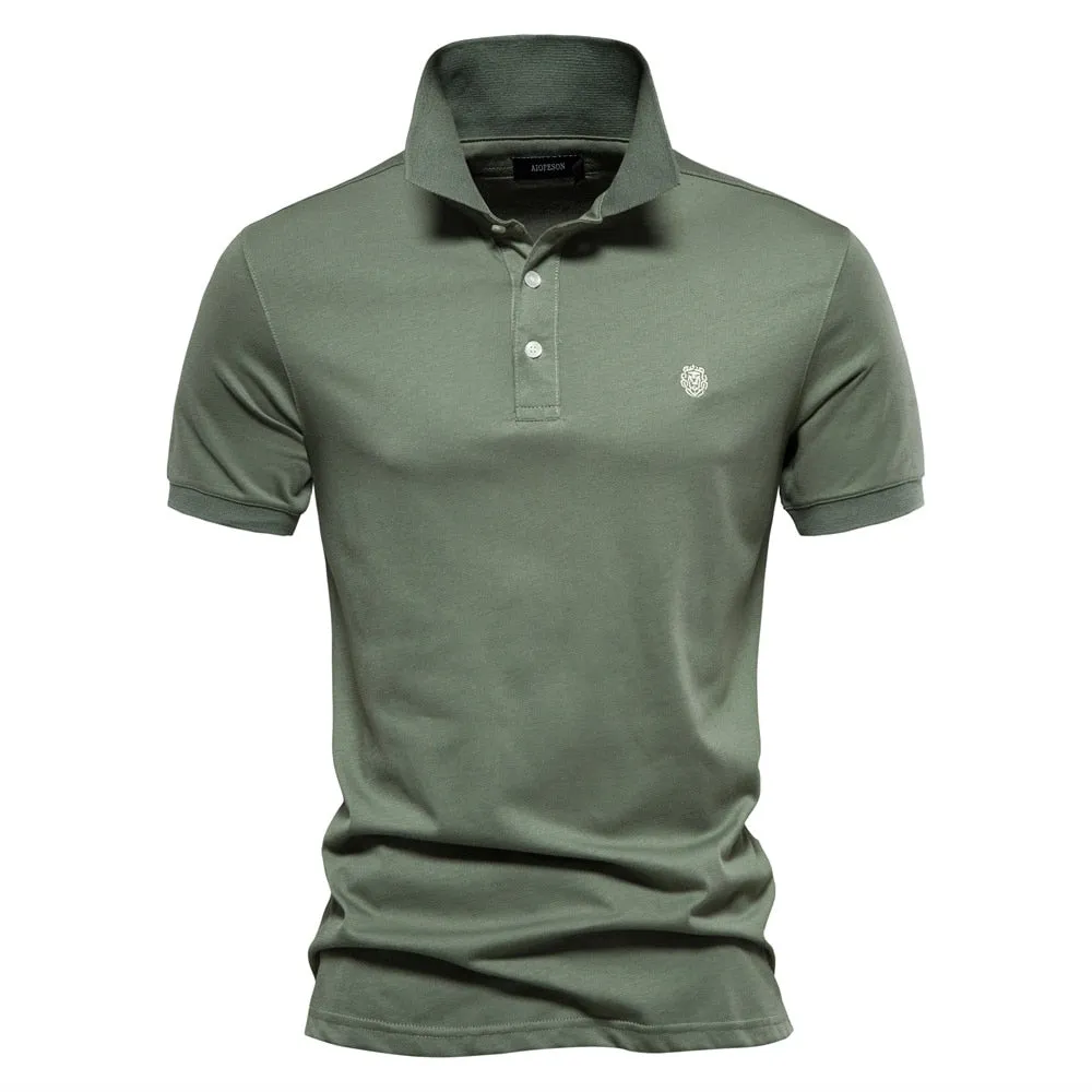 West Louis 100% Cotton Embroidered Polo Shirt