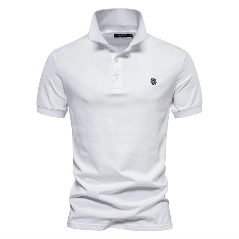 West Louis 100% Cotton Embroidered Polo Shirt