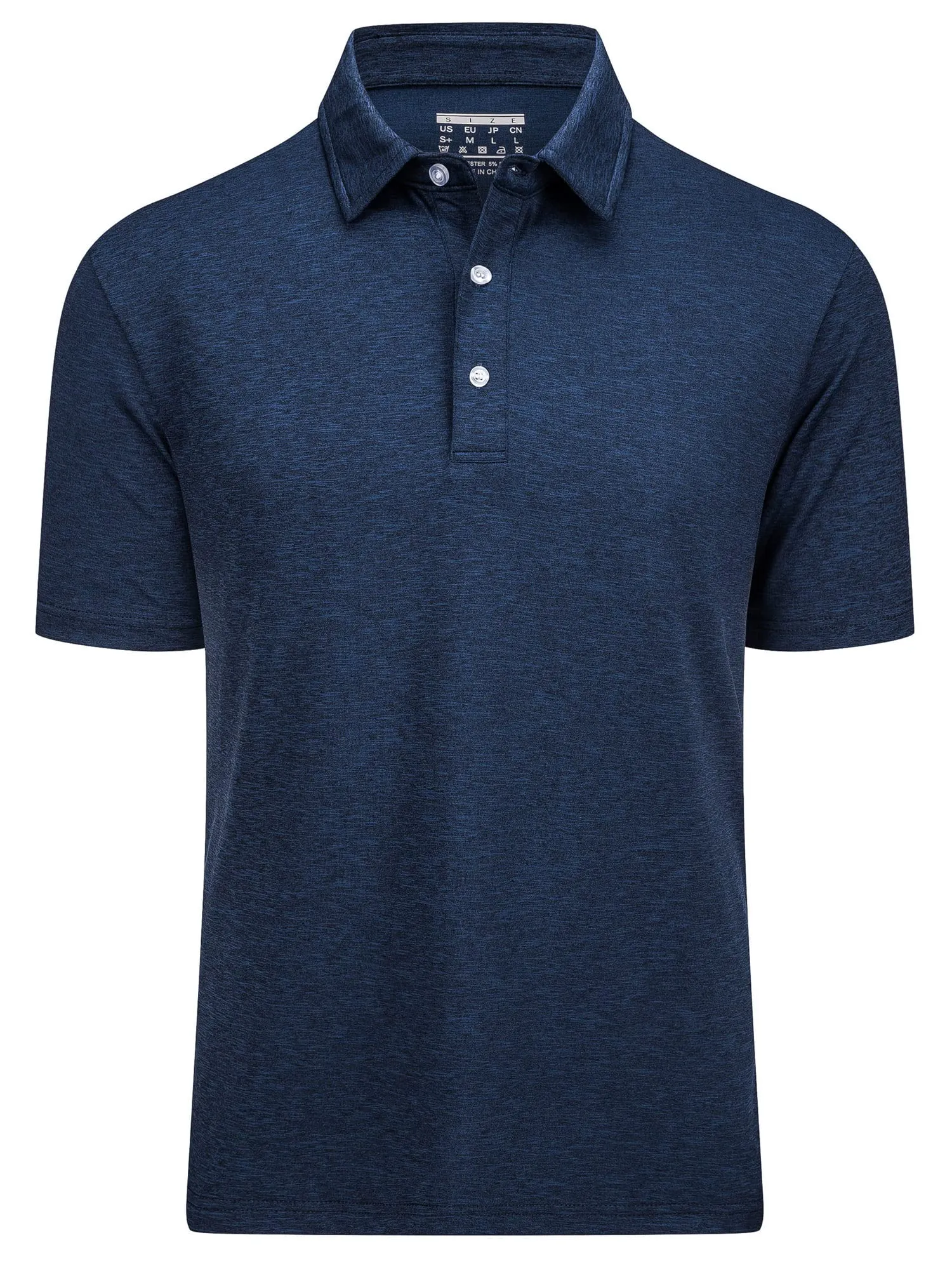 West Louis 3 Button Down Golf Polo Shirt