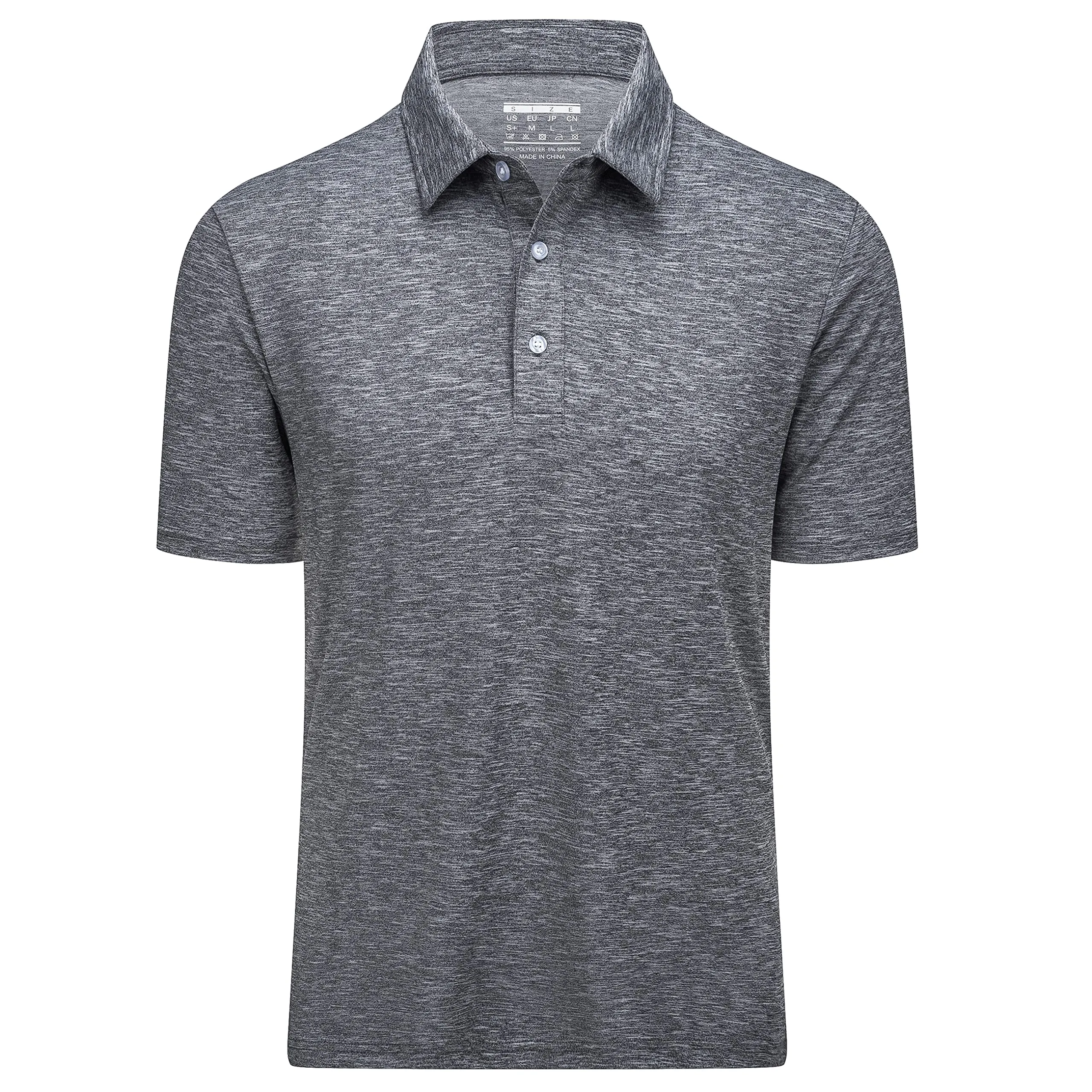West Louis 3 Button Down Golf Polo Shirt