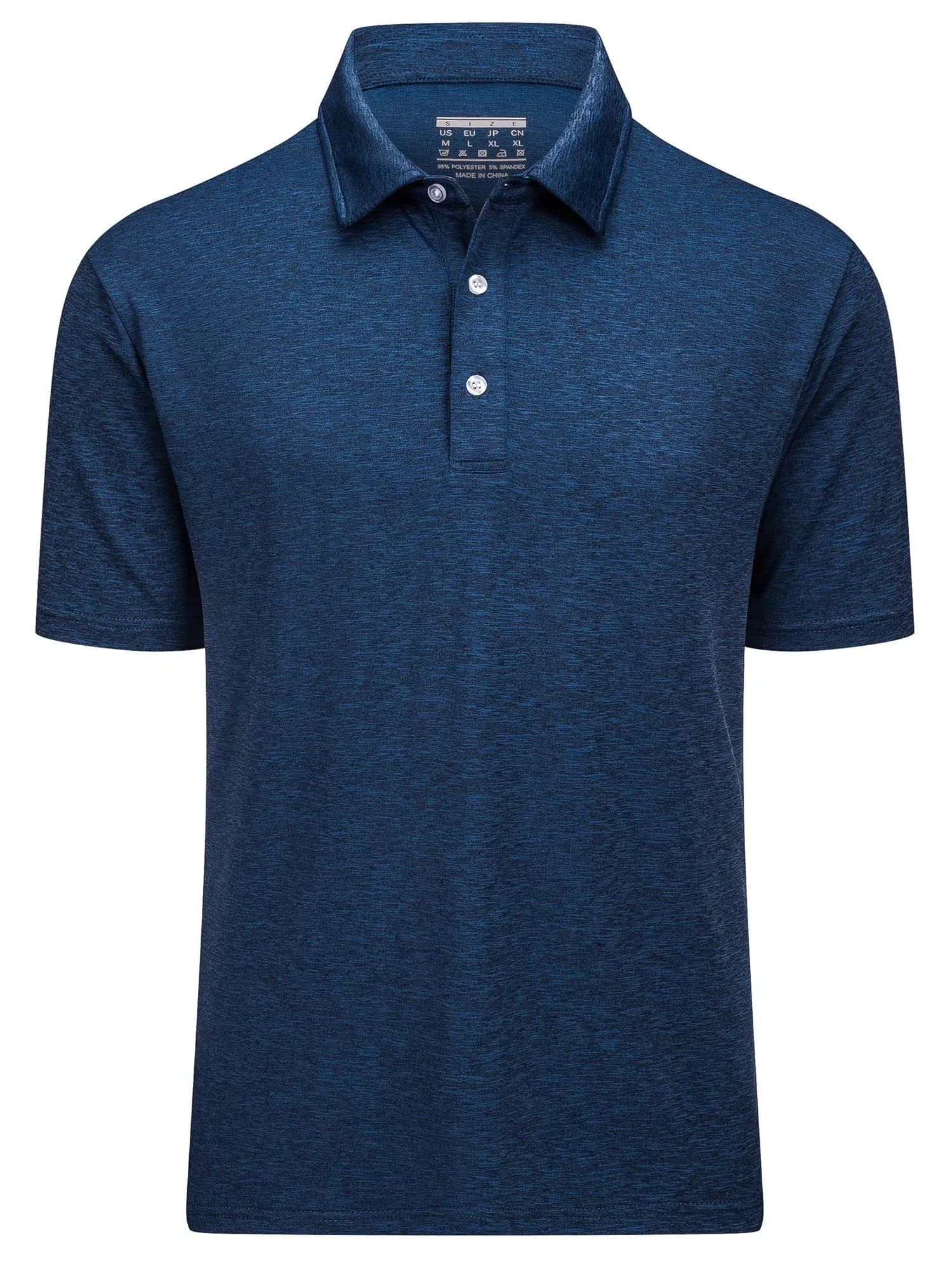 West Louis 3 Button Down Golf Polo Shirt