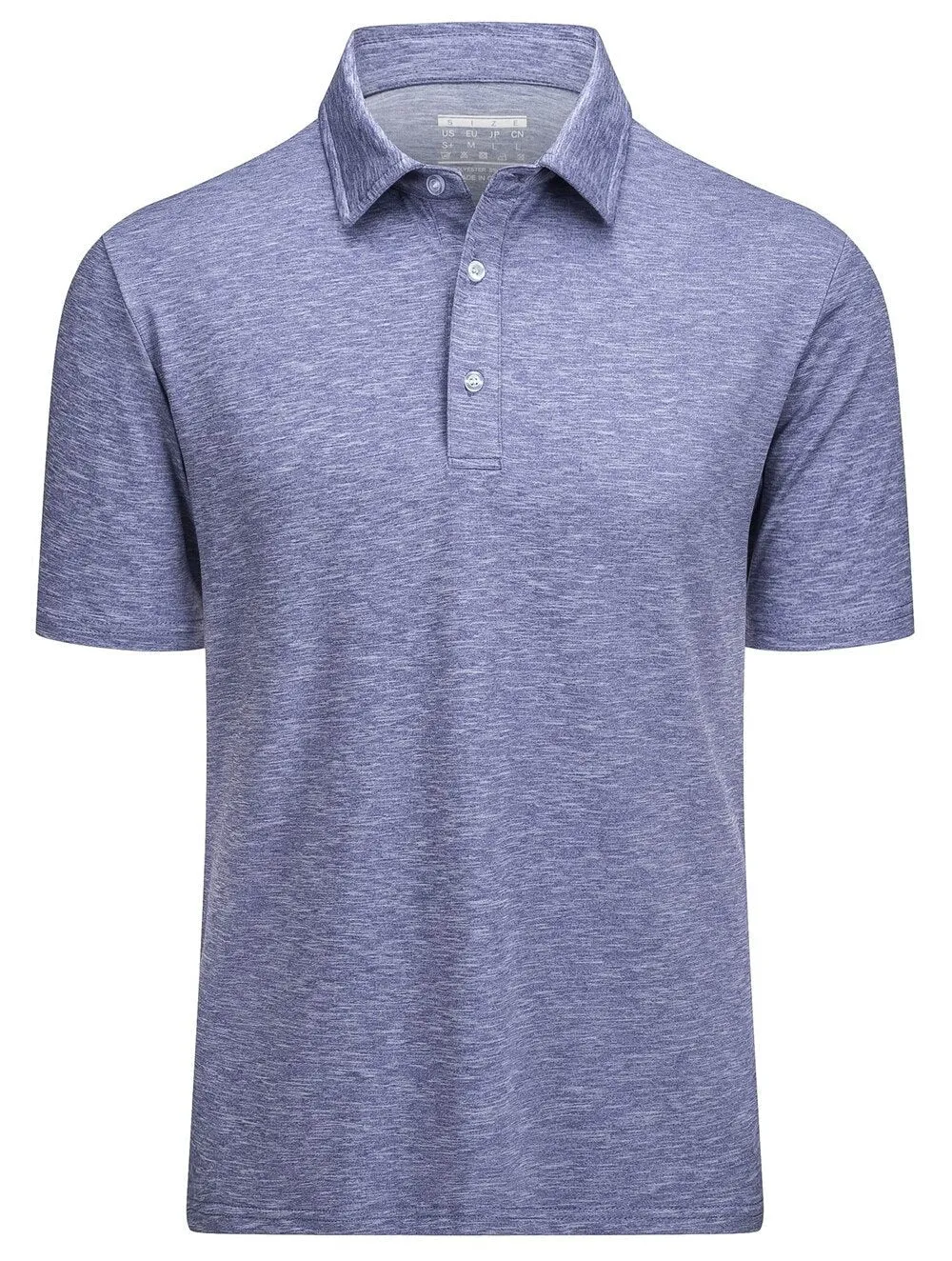 West Louis 3 Button Down Golf Polo Shirt