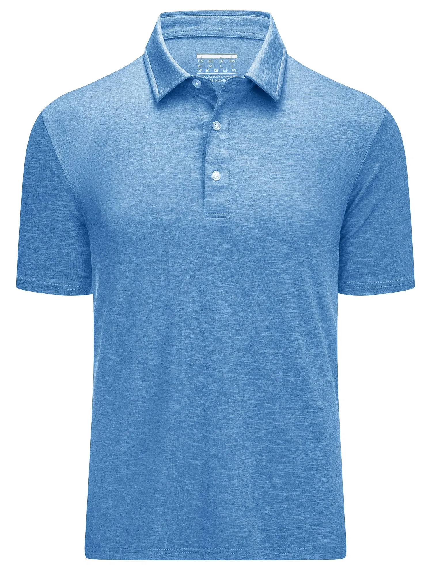 West Louis 3 Button Down Golf Polo Shirt