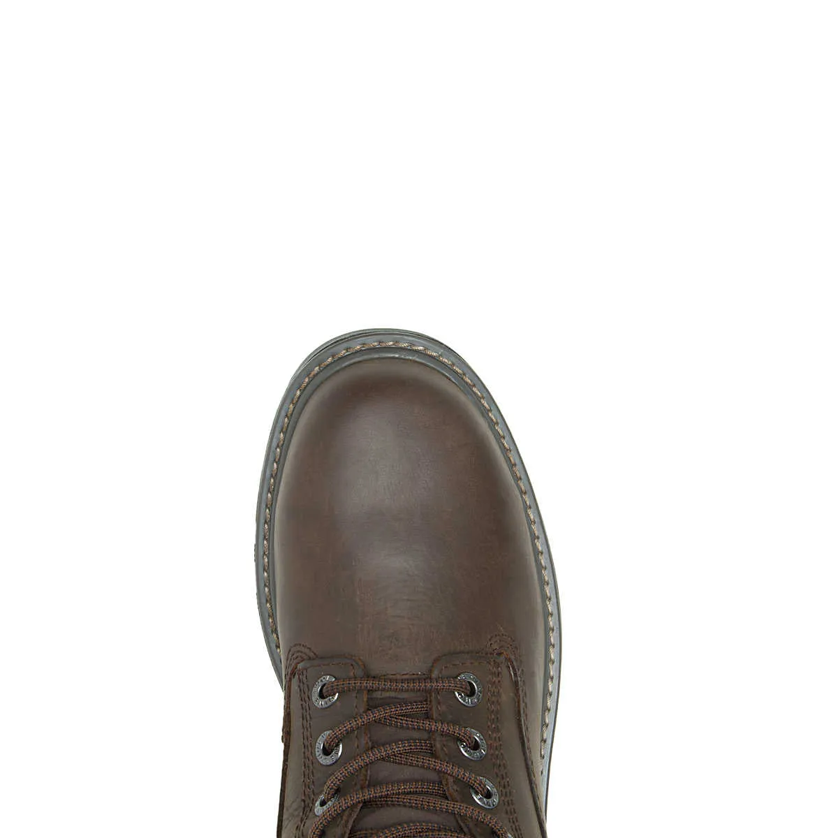 Wolverine Men's Floorhand Waterproof 6" Work Boot - Dark Brown (SOFT TOE)