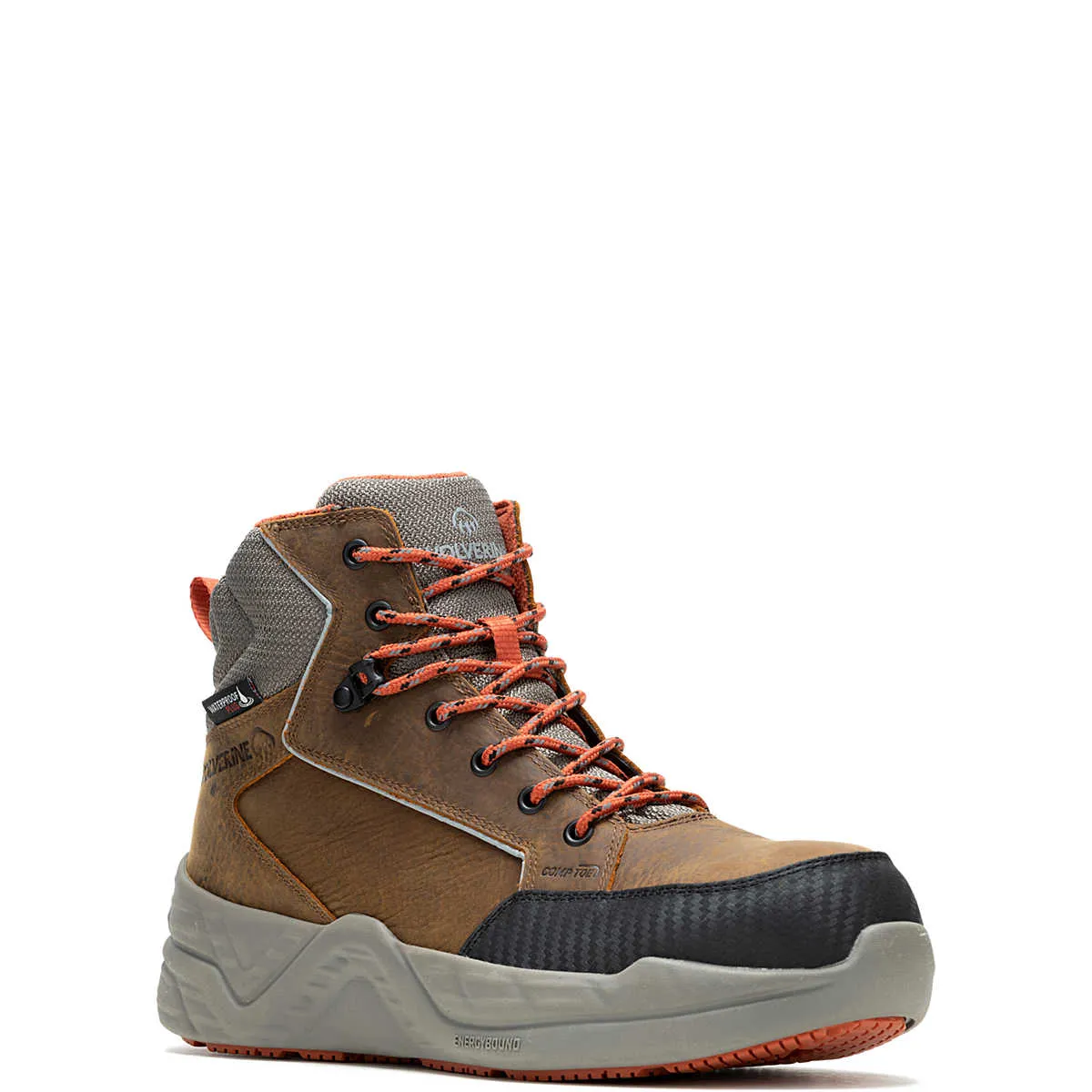 Wolverine Men's ProShift LX EnergyBound™ 6" CarbonMax® Work Boot - Sudan Brown (Composite Toe)