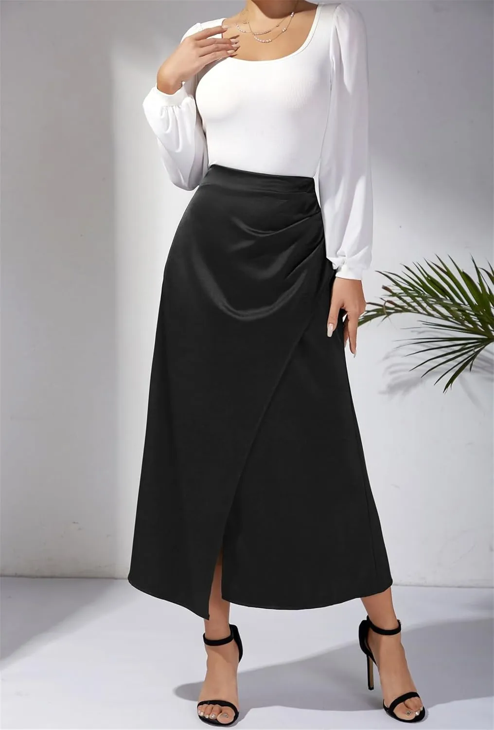 Women Long Sleeve Color Block Sweater Dress Trendy Elegant Crewneck Open Front Button Down Knit Work Business Mini Dress