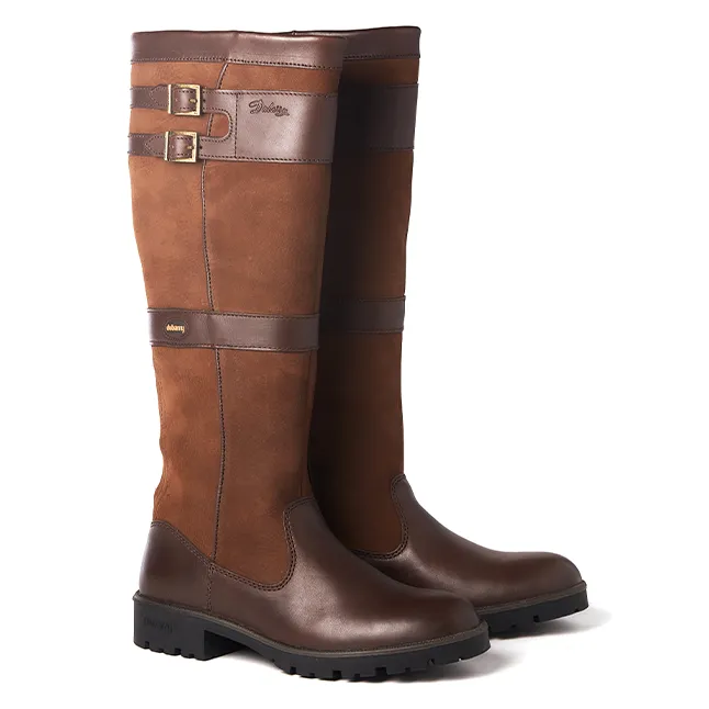 Womens Dubarry Walnut Longford Boots