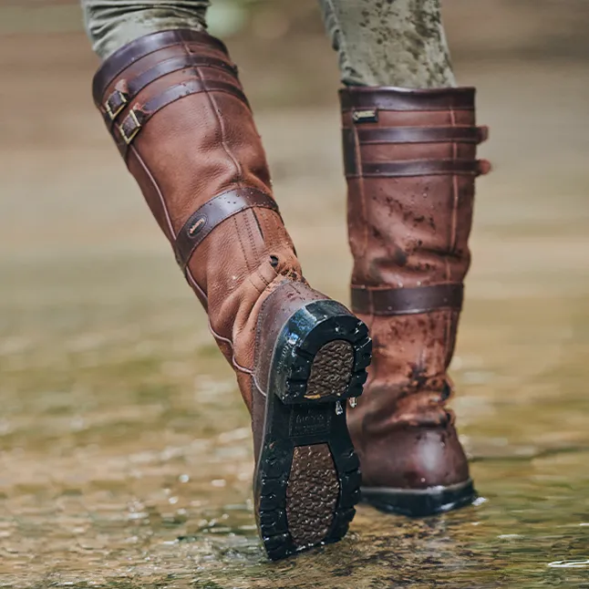 Womens Dubarry Walnut Longford Boots